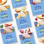 Gerber Teethers, Blueberry Apple Beet Organic Teething Wafers, Baby Teething Snacks