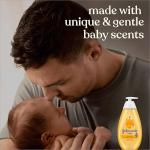 Johnson's Baby Shampoo with Aloe Vera & Vitamin B5, Tear Free, Newborn Essentials, No added Parabens & Sulfates, Hypoallergenic, 20.3 fl. oz