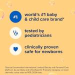 Johnson's Baby Shampoo with Aloe Vera & Vitamin B5, Tear Free, Newborn Essentials, No added Parabens & Sulfates, Hypoallergenic, 20.3 fl. oz