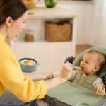 Eascrozn Baby Spoons, 6 Pack First Stage Silicone Feeding Spoons, Soft Tip Feeding Baby Utensils, Baby Led Weaning Supplies Training Spoons, Dishwasher and Boil Safe