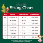 Hello Bello Diapers, Size 3 (14-24 lbs) Dr. Seuss Baby Grinch - 25 Count of Premium Disposable Baby Diapers, Hypoallergenic with Soft, Cloth-Like Feel