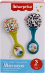 Fisher-Price Newborn Toys Rattle ‘n Rock Maracas, 2 Soft Musical Instruments for Developmental Play Babies Ages 3+ Months, Neutral Colors