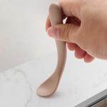 Eascrozn Baby Spoons, 6 Pack First Stage Silicone Feeding Spoons, Soft Tip Feeding Baby Utensils, Baby Led Weaning Supplies Training Spoons, Dishwasher and Boil Safe