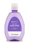 Amazon Basics Night-Time Baby Bath, Lightly Scented, 13.6 Fl Oz (Pack of 1) (Previously Solimo)