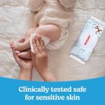 Huggies Natural Care Cucumber, Aloe and Vitamin E Baby Wipes, Hypoallergenic, Scented, 3 Flip-Top Packs (168 Wipes Total), Packaging May Vary