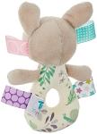Taggies Embroidered Soft Ring Rattle