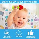 Teething Toys (5 Pack) - Tinabless Infant Teething Keys Set, BPA-Free, Natural Organic Freezer Safe for Infants and Toddlers, Silicone Baby Teethers