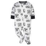 Onesies baby boys 4-pack 'N Plays Footies and Toddler Sleepers, Gold Hungry, 0-3 Months US