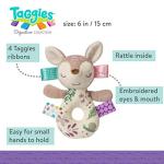 Taggies Embroidered Soft Ring Rattle