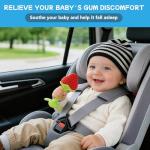 Teething Toys (5 Pack) - Tinabless Infant Teething Keys Set, BPA-Free, Natural Organic Freezer Safe for Infants and Toddlers, Silicone Baby Teethers