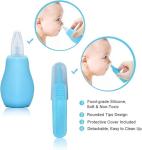 Baby Grooming Kit, Infant Safety Care Set with Hair Brush Comb Nail Clipper Nasal Aspirator,Baby Essentials Kit for Newborn Girls Boys