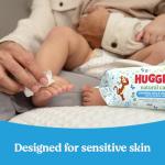 Huggies Natural Care Cucumber, Aloe and Vitamin E Baby Wipes, Hypoallergenic, Scented, 3 Flip-Top Packs (168 Wipes Total), Packaging May Vary