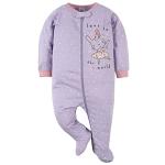 Gerber Baby Girls 2-pack 'N Play And Toddler Sleepers, Bunny Ballerina Purple, 3-6 Months US