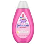 Johnson's Shiny & Soft Kids' Shampoo with Argan Oil & Silk Proteins, Daily Kids’ Hair Wash Gently Cleanses & Boosts Natural Shine & Softness, No Added Parabens & Sulfates, 13.6 fl. oz