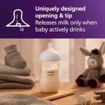 Philips Avent Natural Baby Bottles with Natural Response Nipples (Medium Flow, Flow 3), 9oz, 2-Pack, SCY903/02