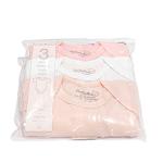 123 Bear Baby Cotton Spandex Short-Sleeve bodysuits unisex boy girl (Pink 3pk, Newborn)