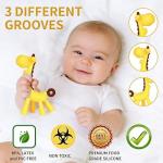 HAILI XMGQ Baby Teething Toys 3-6 Months, Baby Chew Teether Freezer BPA Free, Babies Teething Relief for Infants, Banana Toothbrush, Fruit Shape Giraffe Newborn Teether Gift for Baby Boy and Girl