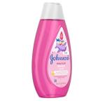 Johnson's Shiny & Soft Kids' Shampoo with Argan Oil & Silk Proteins, Daily Kids’ Hair Wash Gently Cleanses & Boosts Natural Shine & Softness, No Added Parabens & Sulfates, 13.6 fl. oz