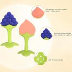 HAILI XMGQ Baby Teething Toys 3-6 Months, Baby Chew Teether Freezer BPA Free, Babies Teething Relief for Infants, Banana Toothbrush, Fruit Shape Giraffe Newborn Teether Gift for Baby Boy and Girl