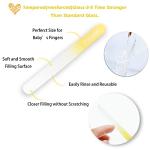 PAFASON Baby Round Tip Safety Manicure Nail Scissors and Baby Glass Nail File Set, Stainless Steel, Czech Float Glass, Ideal for Infant, Newborns, Babies Toddlers