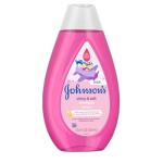 Johnson's Shiny & Soft Kids' Shampoo with Argan Oil & Silk Proteins, Daily Kids’ Hair Wash Gently Cleanses & Boosts Natural Shine & Softness, No Added Parabens & Sulfates, 13.6 fl. oz