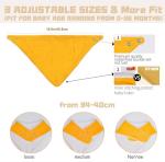 NISXABEBE Muslin Baby Bibs,Soft Triangular Baby Bandana Drool Bibs for Baby Boy Girl,Solid Colors Bib for Drooling Teething 6 Pack(Unisex)