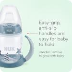 NUK Learner Cup, 10 oz, 8+ Months, 2 Count – BPA Free, Spill Proof Sippy Cup