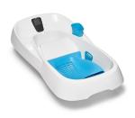4moms Cleanwater Tub, 3-in-1 Grow-with-Me Baby Bathtub with Digital Thermometer for Newborns to Toddler, Assembled in The USA