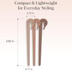 Kitsch Hair Tie Cutter – Easy To Use, Pain Free Rubber Band Cutter for Hair Kids, Baby & Toddler Girls | Ideal Gifts for Women – Multicolor, 3pc Set