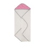 Cudlie Buttons & Stitches Baby Girl 3 Pack Rolled/Carded Hooded Towels in Blooming Elephant Print, GS71729