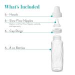 Evenflo Feeding Classic Glass Bottle, Twist Bottles, 8 Oz, 1-Pack of 6 Bottles