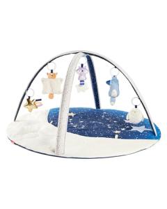 Skip Hop Tummy Time Mat, 3-in-1 Activity Baby Play Gym, Age 0-2y, Celestial Dreams, Grey