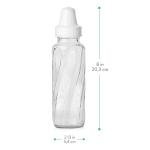 Evenflo Feeding Classic Glass Bottle, Twist Bottles, 8 Oz, 1-Pack of 6 Bottles