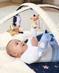 Skip Hop Tummy Time Mat, 3-in-1 Activity Baby Play Gym, Age 0-2y, Celestial Dreams, Grey