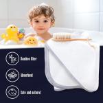 BAMBOO QUEEN 2 Pack Baby Bath Towel - Rayon Made from Bamboo, Ultra Soft Hooded Towels for Babies,Toddler,Infant - Newborn Essential -Perfect Baby Registry Gifts for Boy Girl