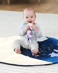 Skip Hop Tummy Time Mat, 3-in-1 Activity Baby Play Gym, Age 0-2y, Celestial Dreams, Grey