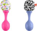 Fisher-Price Newborn Toys Rattle ‘n Rock Maracas, 2 Soft Musical Instruments for Developmental Play Babies Ages 3+ Months, Pink & Purple