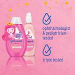 Johnson's Kids Shiny & Soft Hair Conditioning Spray with Argan Oil & Silk Proteins, Tear-Free Conditioning Spray for Shine & Softness, Gentle for Toddler Haircare, 10 fl. oz