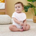 Kewlife gift Muslin Baby Bibs 6-Pack Baby Drool Bandana Bibs for Baby Girls Boys Infant Newborn Toddler Drooling and Teething (Macaron Pink)