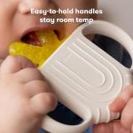 Frida Baby Silicone Teething Toys, 4-in-1 Teether for Babies & Infants, Teething Relief for 0-18 Months, Not-Too-Cold-to-Hold Baby Teether, BPA-Free