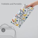 ElecMotive 5 Pack Long Sleeve Bib,Baby Toddler Waterproof Sleeved Bib for 6-30 Months Reusable with Catch-all Pocket