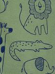 Simple Joys by Carter's Baby Boys' Short-Sleeve Bodysuit, Pack of 6, Multicolor/Alligator/Forest Animals/Stripe, 3-6 Months