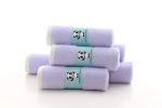 HIPHOP PANDA Baby Washcloths, Rayon Made from Bamboo - 2 Layer Ultra Soft Absorbent Newborn Bath Face Towel - Reusable Baby Wipes for Delicate Skin - Purple, 6 Pack
