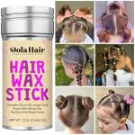Dolahair Hair Wax Stick - Flyaway Control and Styling Pomade for Kids, Women, and Men - Slick Back Hair Bun Maker and Hair Accessorie for Teen Girls (1 Pack of Wax)