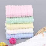 WEBGGER Baby Washcloths Natural Cotton Kids Wipes Soft Newborn Baby Face Towel Shower Cloth, 5 Pack 12x12 inches (Multicolored)