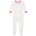 Gerber Baby Girls' 4-Pack Footed Pajamas, Dreams Rainbows Pink, 3T
