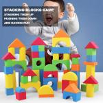Pairez Toys Foam Building Blocks for Toddlers 2-4, 41 Pieces EVA Soft Stacking Blocks, Baby Bath Foam Toy Set, Early Learning Construction Toys & Gifts for Kids, Boys & Girls 18+ Months