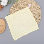 WEBGGER Baby Washcloths Natural Cotton Kids Wipes Soft Newborn Baby Face Towel Shower Cloth, 5 Pack 12x12 inches (Multicolored)