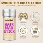 Dolahair Hair Wax Stick - Flyaway Control and Styling Pomade for Kids, Women, and Men - Slick Back Hair Bun Maker and Hair Accessorie for Teen Girls (1 Pack of Wax)