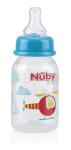 Nuby Printed Non-Drip Bottle, 4 Ounce, 1 Pack of 1 Bottle, Colors May Vary